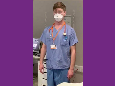 Doctor singing opera