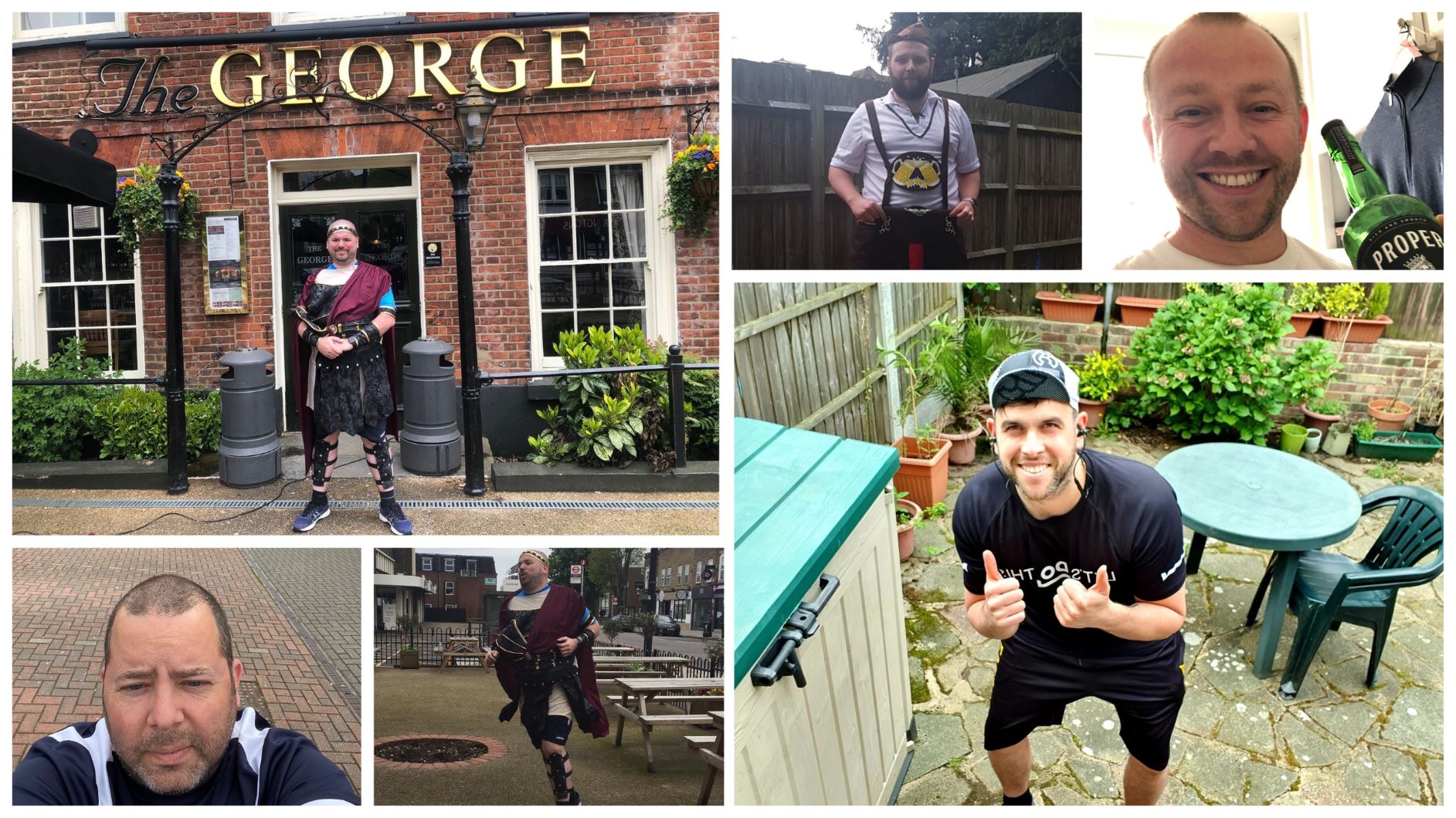 Collage of all the runners