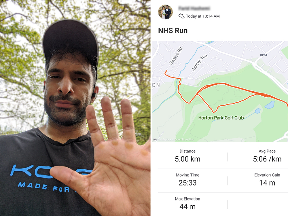 Salesforce employee takes on the 555 challenge for Barts Charity
