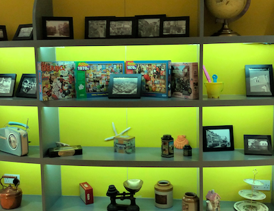 Reminiscence area on dementia ward, funded by Barts Charity