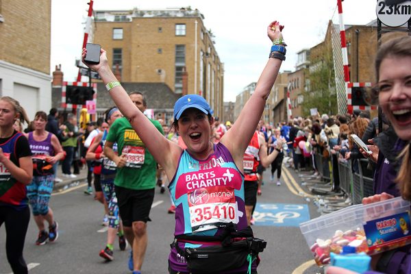 Catriona London Marathon Barts Charity