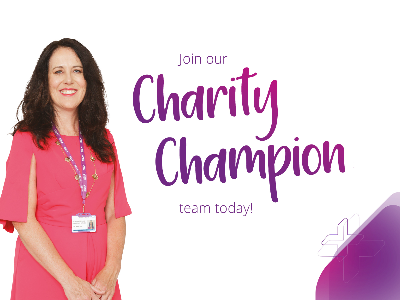 Charity Champions Join our charity champion team today