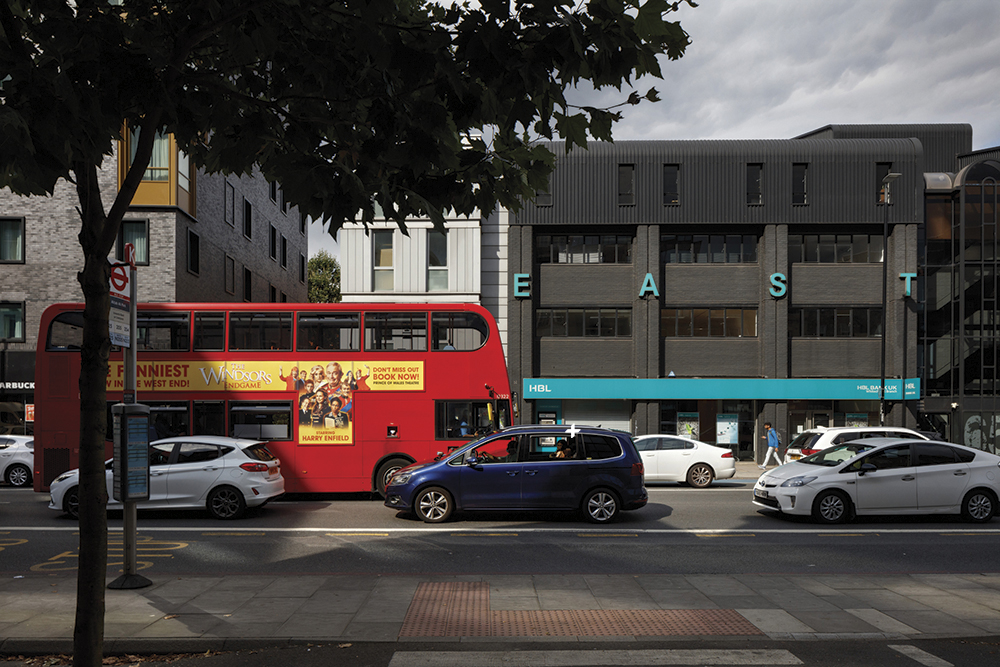 Barts 900 - East sign @ Barts Charity x Nick Turpin