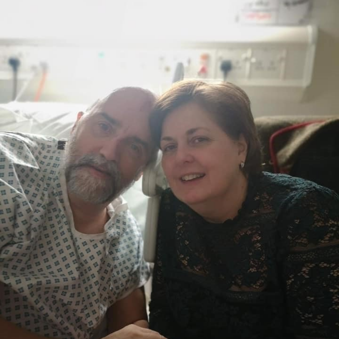 Peter in hospital over Christmas with his wife