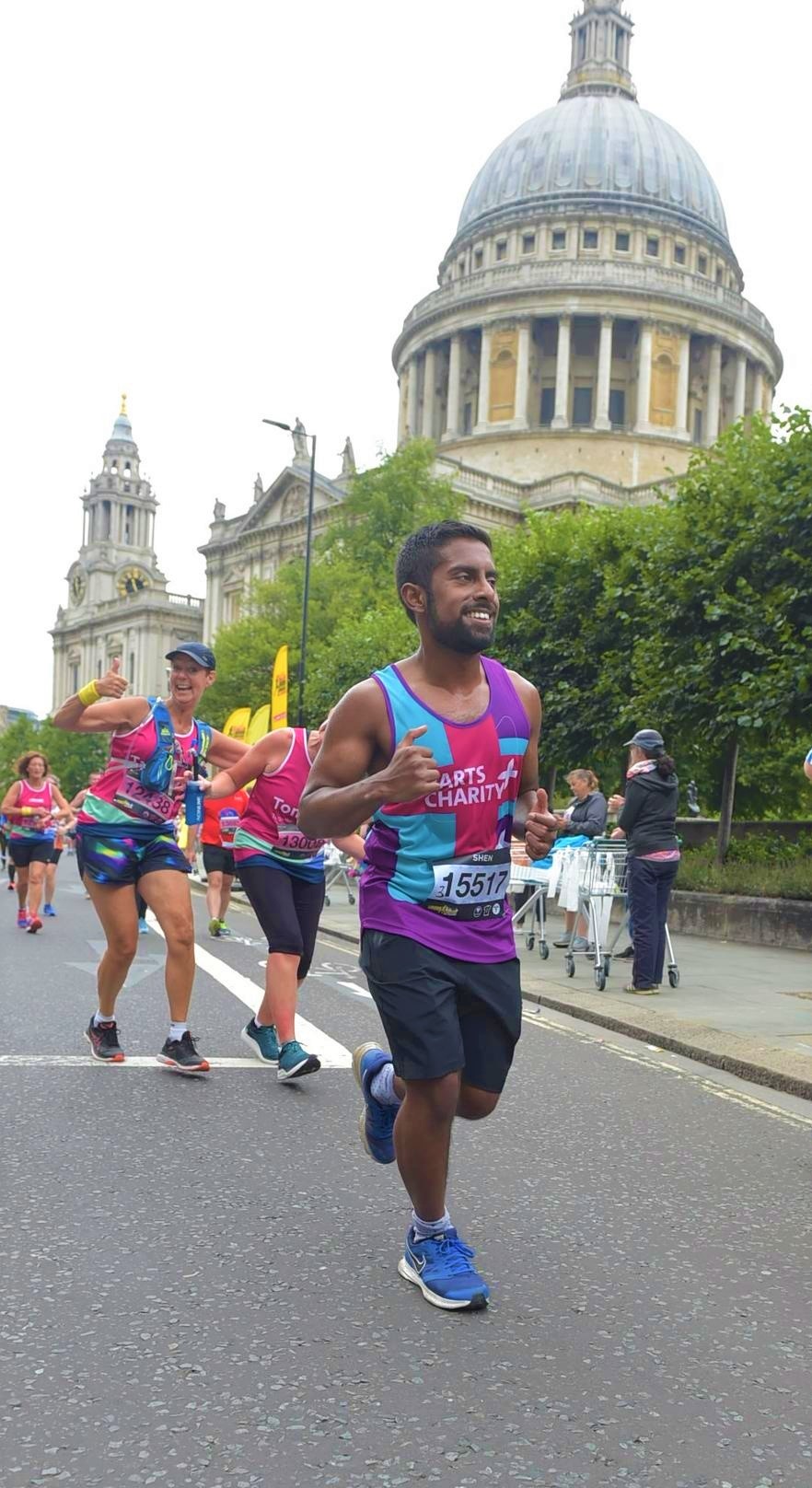 Barts Charity Runner at London Landmarks Half Marathon