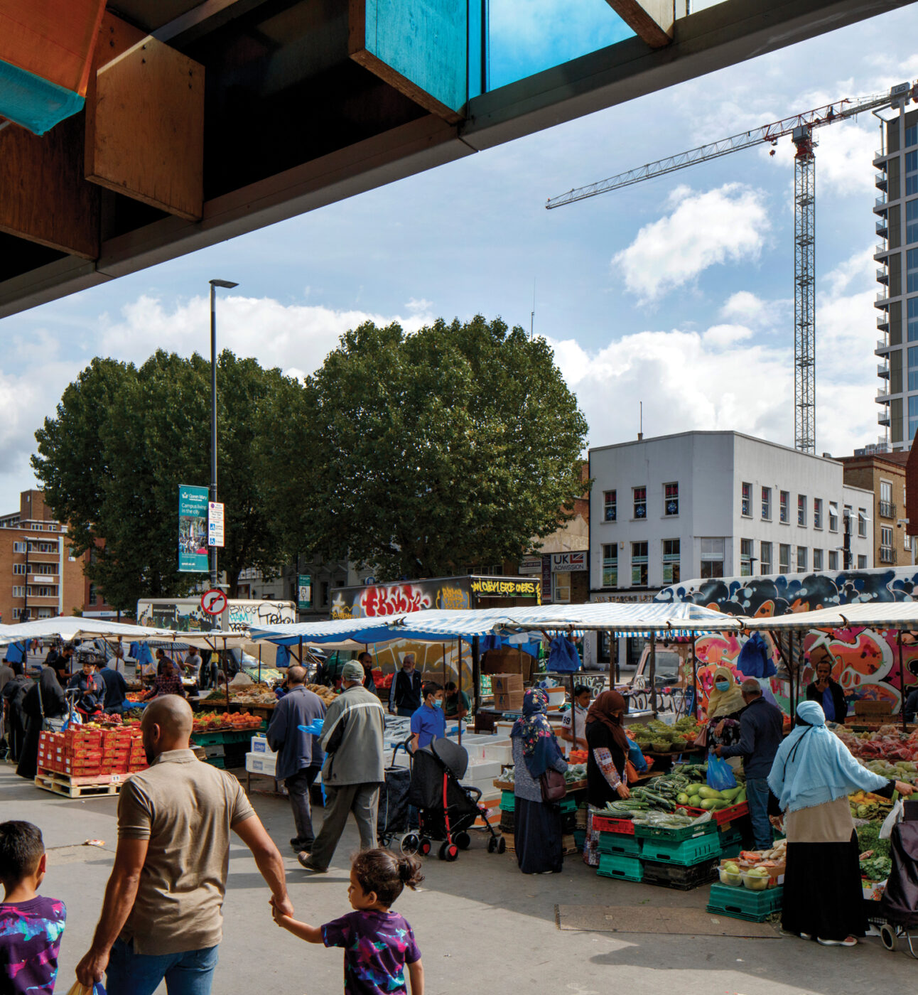 A scene from Whitechapel Market