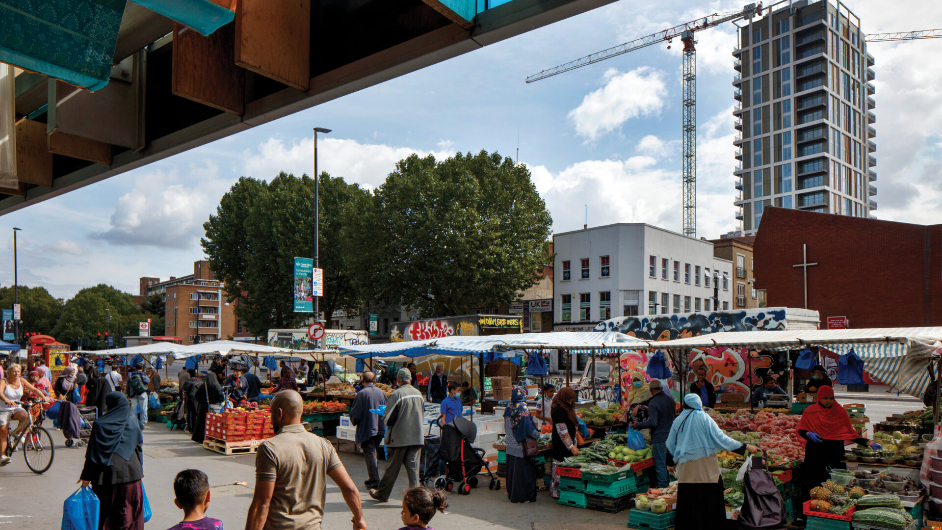 A scene from Whitechapel Market